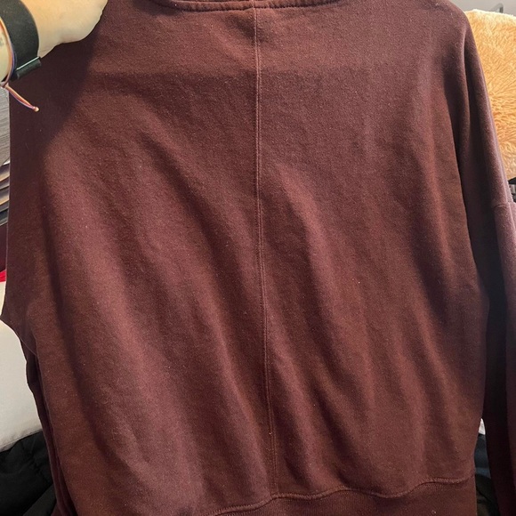 Burgundy Gym Hoodie - Picture 4 of 5